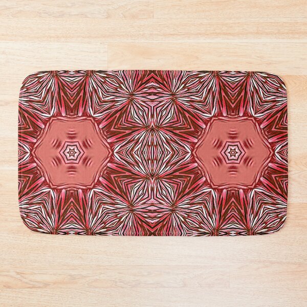 Item preview, floral fantasy designs in shades of pink and red designed and sold by mister-john.
