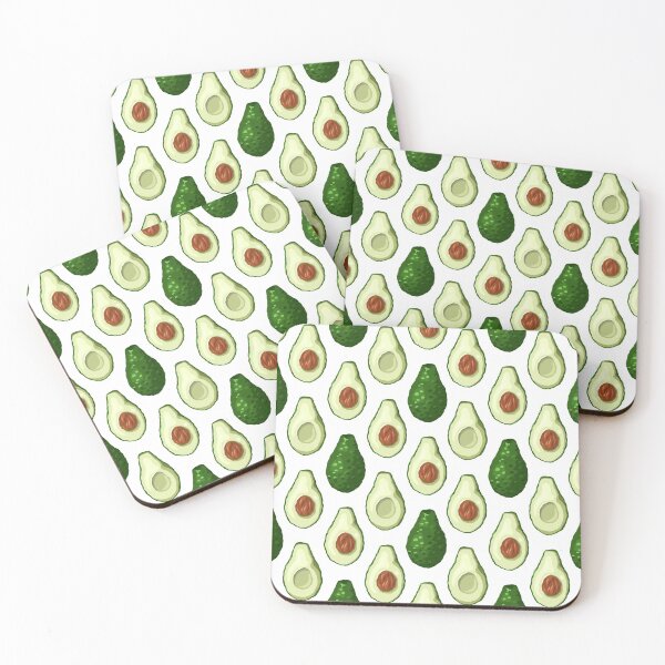 Item preview, Seamless pattern with avocado halves in a row on a white background. Ingredients for Guacomole. Keto diet designed and sold by Veleri.