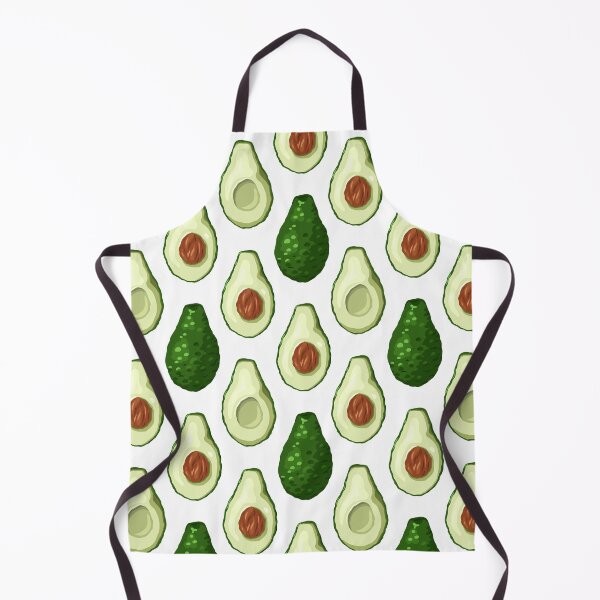 Item preview, Seamless pattern with avocado halves in a row on a white background. Ingredients for Guacomole. Keto diet designed and sold by Veleri.