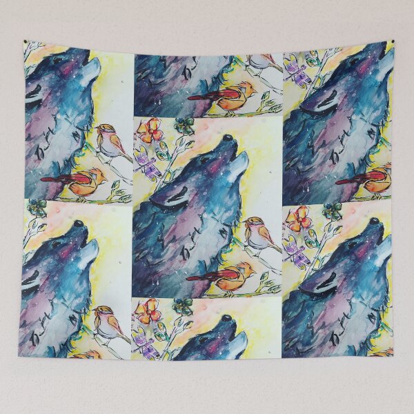 Item preview, Galaxy Wolf  designed and sold by Laura  Byrne.