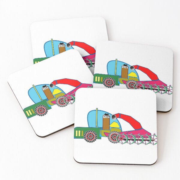 Item preview, Owl as a farmer. (03. Tractor, Combine,) Kind, Decorative, Digital, Colorful, designed and sold by Paszkan.