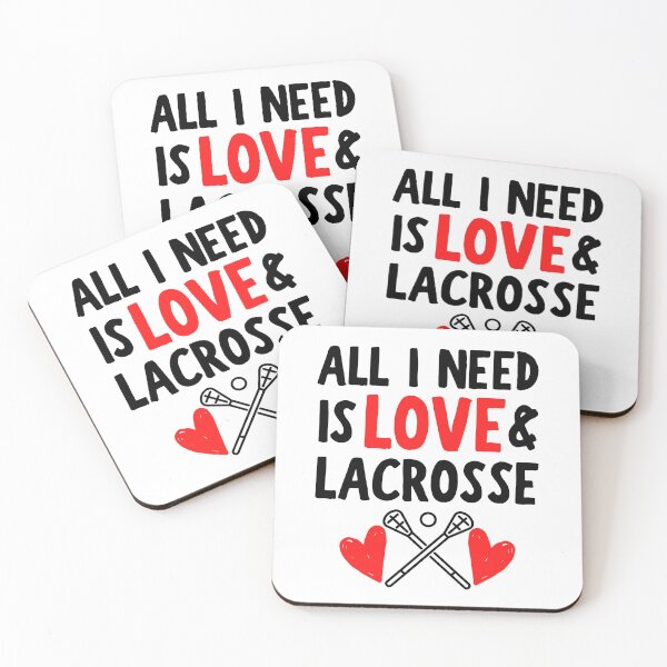 Item preview, All I need is love and lacrosse designed and sold by TheGreenGoat.