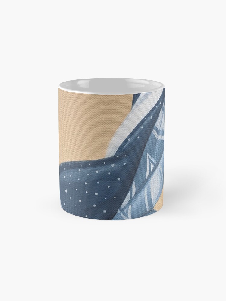 Aperçu 4 sur 6. Mug à café avec l'œuvre tissus à motifs créée et vendue par mallorybernard.