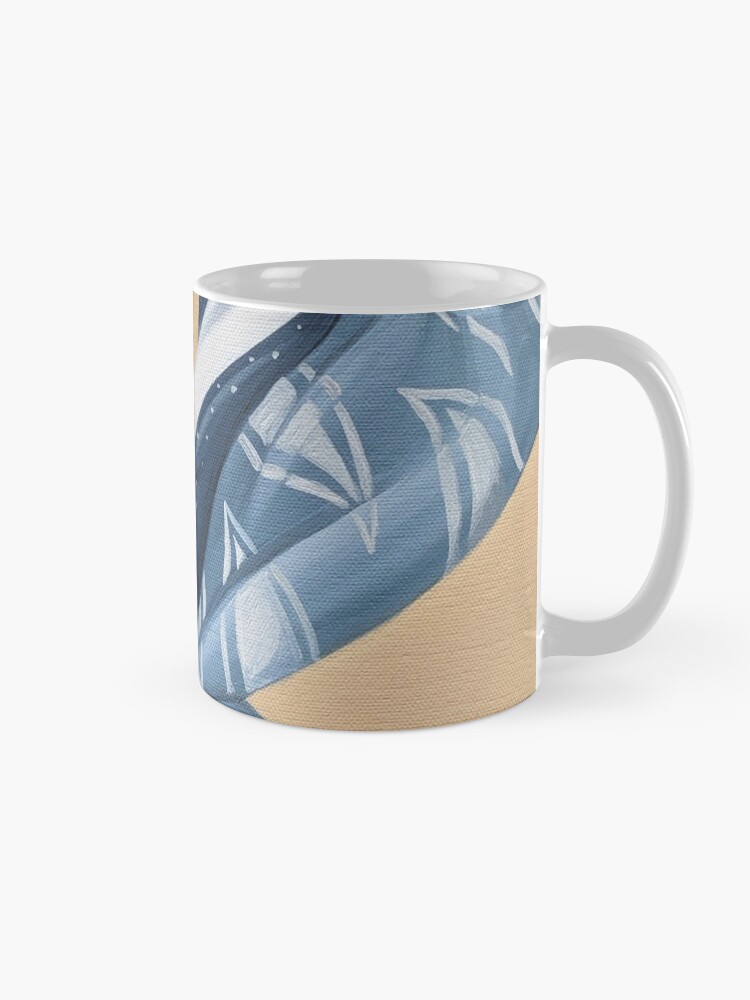 Aperçu 5 sur 6. Mug à café avec l'œuvre tissus à motifs créée et vendue par mallorybernard.