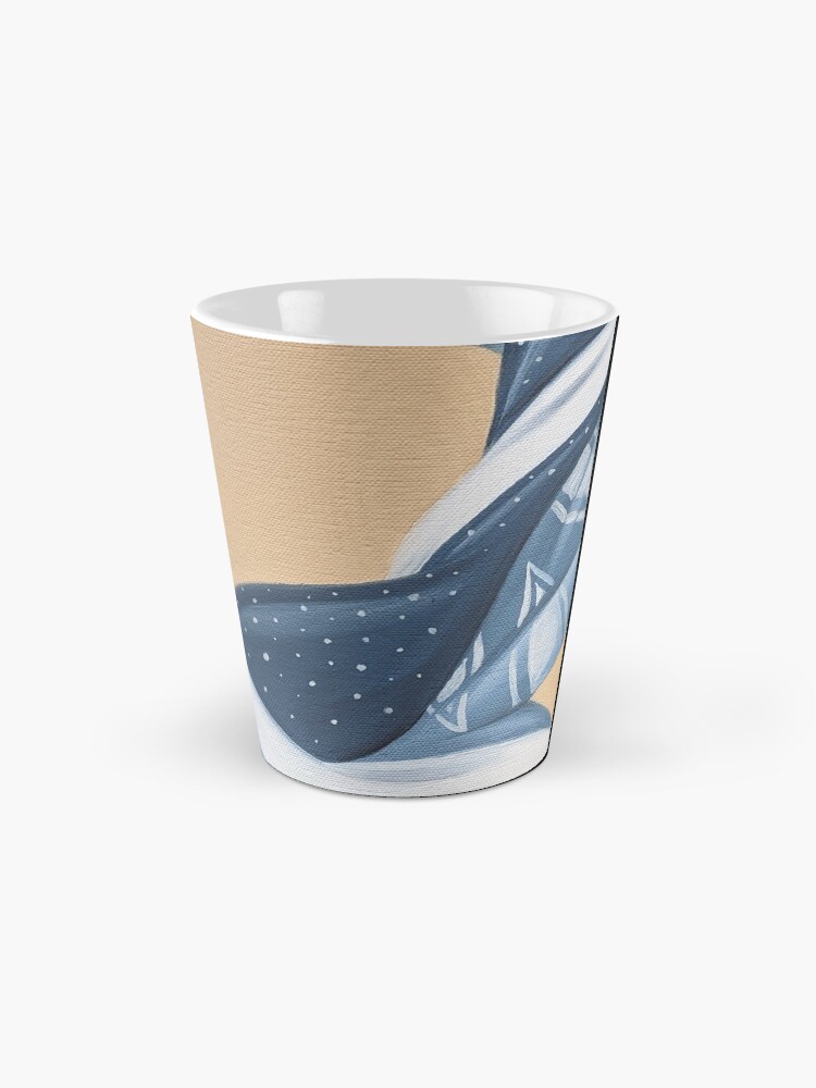Aperçu 2 sur 4. Mug à café avec l'œuvre tissus à motifs créée et vendue par mallorybernard.