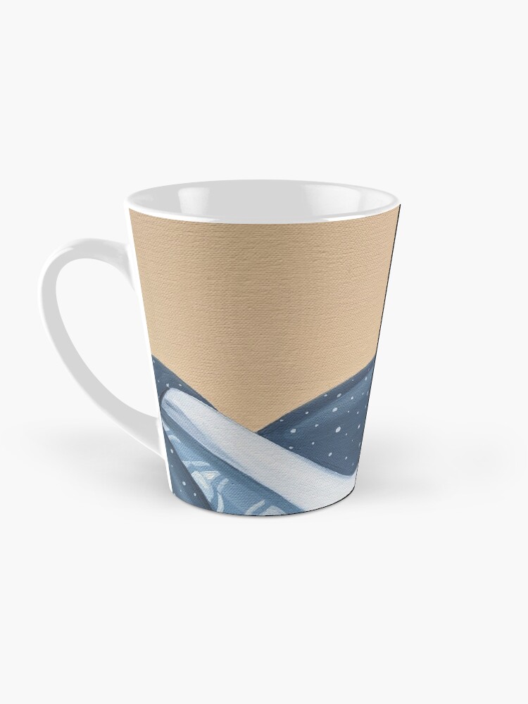 Aperçu 3 sur 4. Mug à café avec l'œuvre tissus à motifs créée et vendue par mallorybernard.