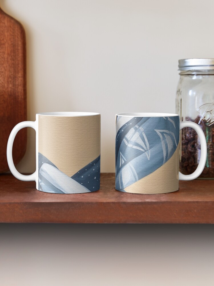 Aperçu 2 sur 6. Mug à café avec l'œuvre tissus à motifs créée et vendue par mallorybernard.