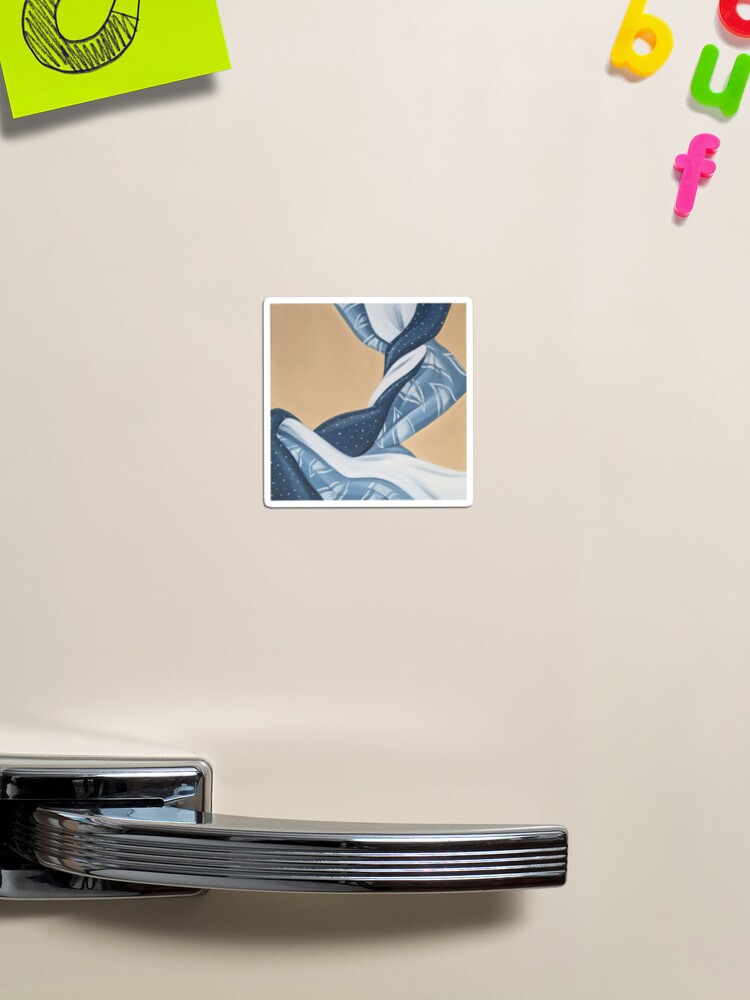 Aperçu 1 sur 3. Magnet avec l'œuvre tissus à motifs créée et vendue par mallorybernard.
