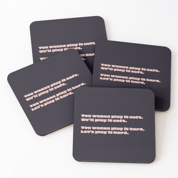 Item preview, Let's play it hard. designed and sold by inkset.
