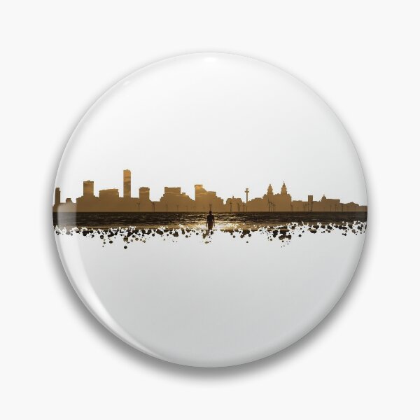 Item preview, Liverpool Skyline with Crosby Beach insert designed and sold by Paul Madden.