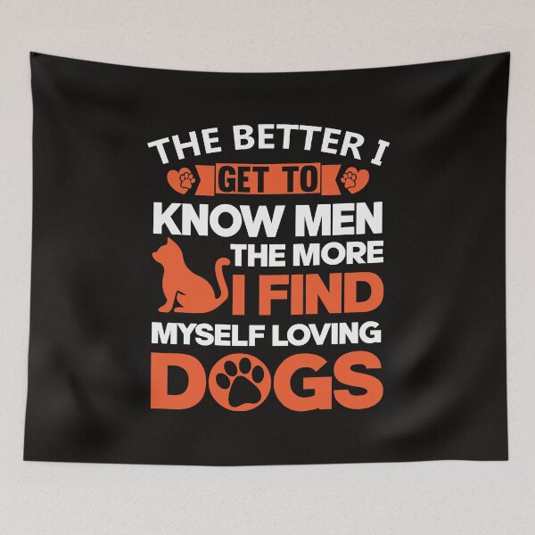 Item preview, Creative & Amazing Typography Best Loving Dogs designed and sold by teeuniq.