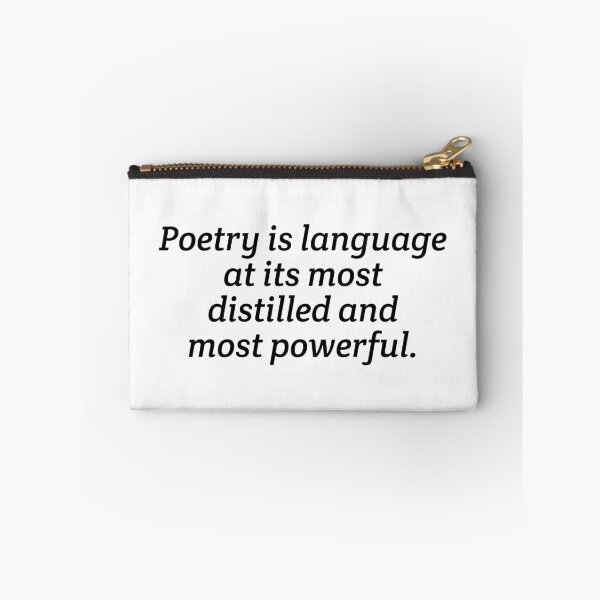 Item preview, Poetry is language at its most distilled and most powerful. designed and sold by Optimus108.