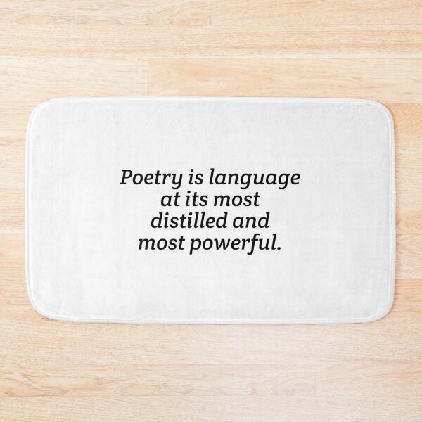 Item preview, Poetry is language at its most distilled and most powerful. designed and sold by Optimus108.