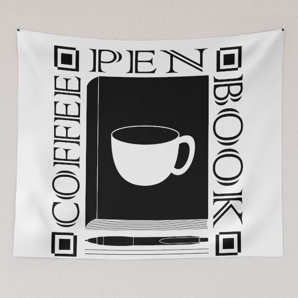 Item preview, Coffee, Pen and book designed and sold by Zilch-o.