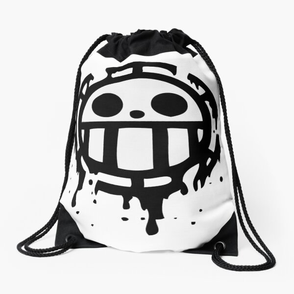 ONE PIECE - T-shirt One Piece Trafalgar D. Water Law flag - Classic t shirt Drawstring Bag