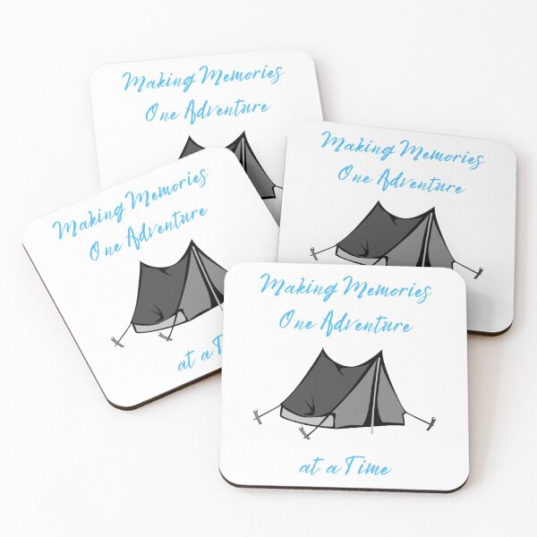 Item preview, Making Memories one Adventure at a Time camping holiday vacation Tent caravan designed and sold by kawrdesigns.