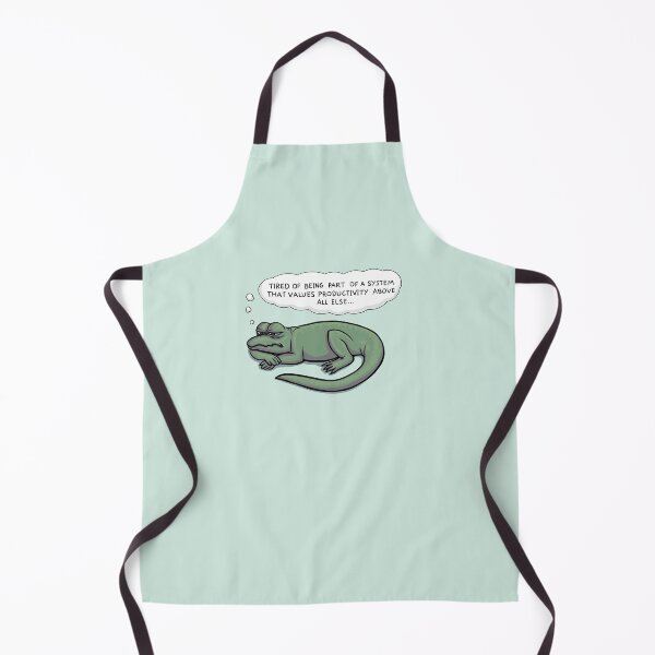 Item preview, Lizard Living Under Late Stage Capitalism designed and sold by CatharticOutlet.