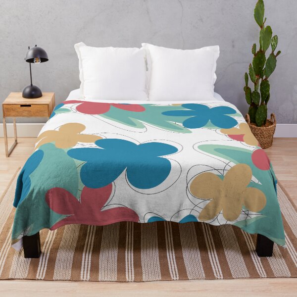 Item preview, Large ditsy floral print illustration  designed and sold by leahwinny.