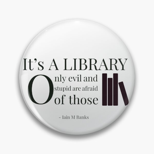 Item preview, Colección de la biblioteca: cita de Iain M Bank designed and sold by RBuilds-design.