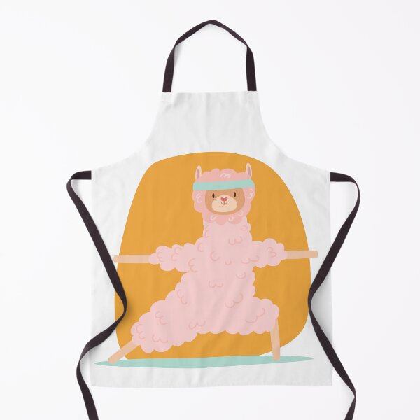 Item preview, Cute Llama Doing Yoga designed and sold by TheImperfecto.