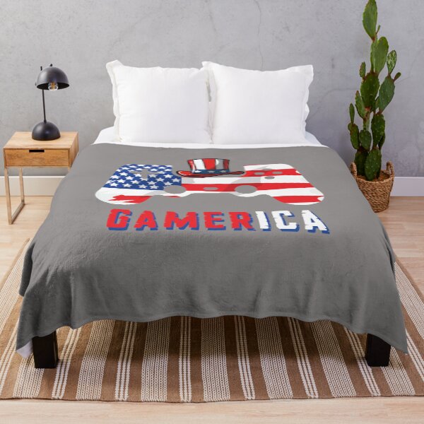 Item preview, GAMERICA , 4th of July , Video Gamer American Flag Boy designed and sold by Mekoooo.