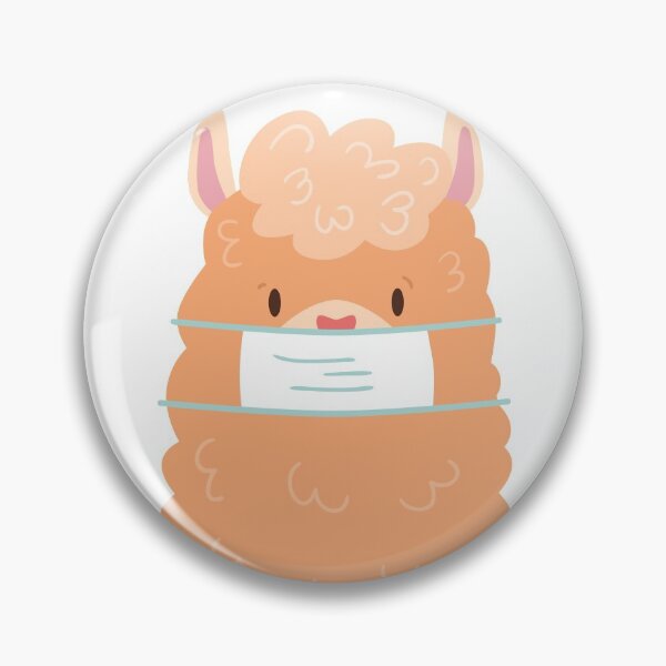 Item preview, Llama wearing mask designed and sold by TheImperfecto.