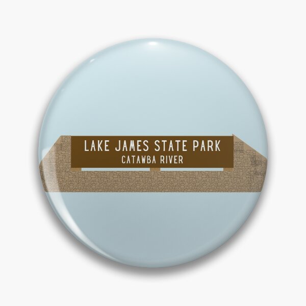 Artikelvorschau, Lake James State Park Parkschild von North Carolina entworfen und verkauft von TheWaterBirds.