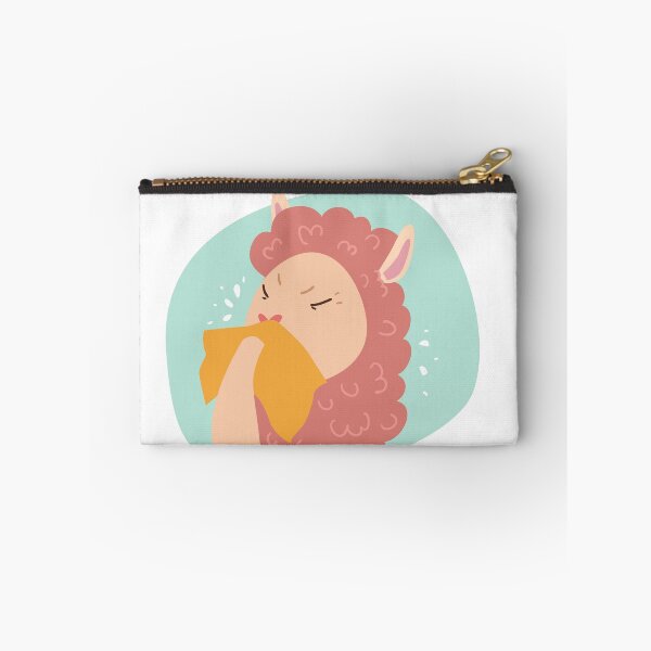Item preview, Cute Sneezing Llama Stay safe designed and sold by TheImperfecto.
