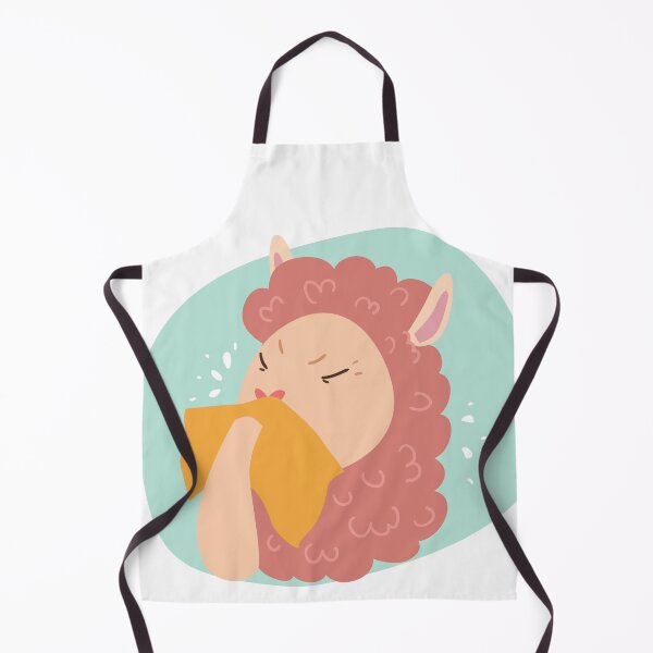 Item preview, Cute Sneezing Llama Stay safe designed and sold by TheImperfecto.