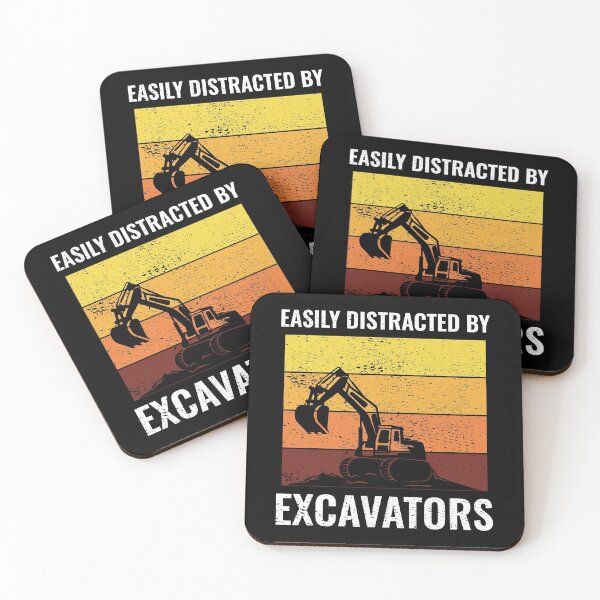 Item preview, Excavator Heavy Equipment Operator Vintage Retro Funny Sayings designed and sold by CuteDesigns1.