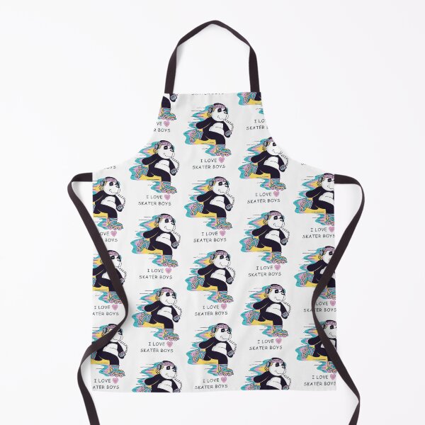 Item preview, I Love Skater Boys [Black and White Panda with Walkman] designed and sold by Wildlife Apparels Inc..