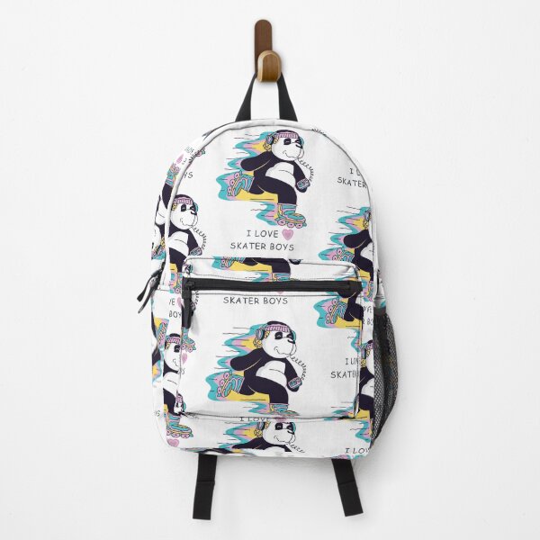 Item preview, I Love Skater Boys [Black and White Panda with Walkman] designed and sold by Wildlife Apparels Inc..
