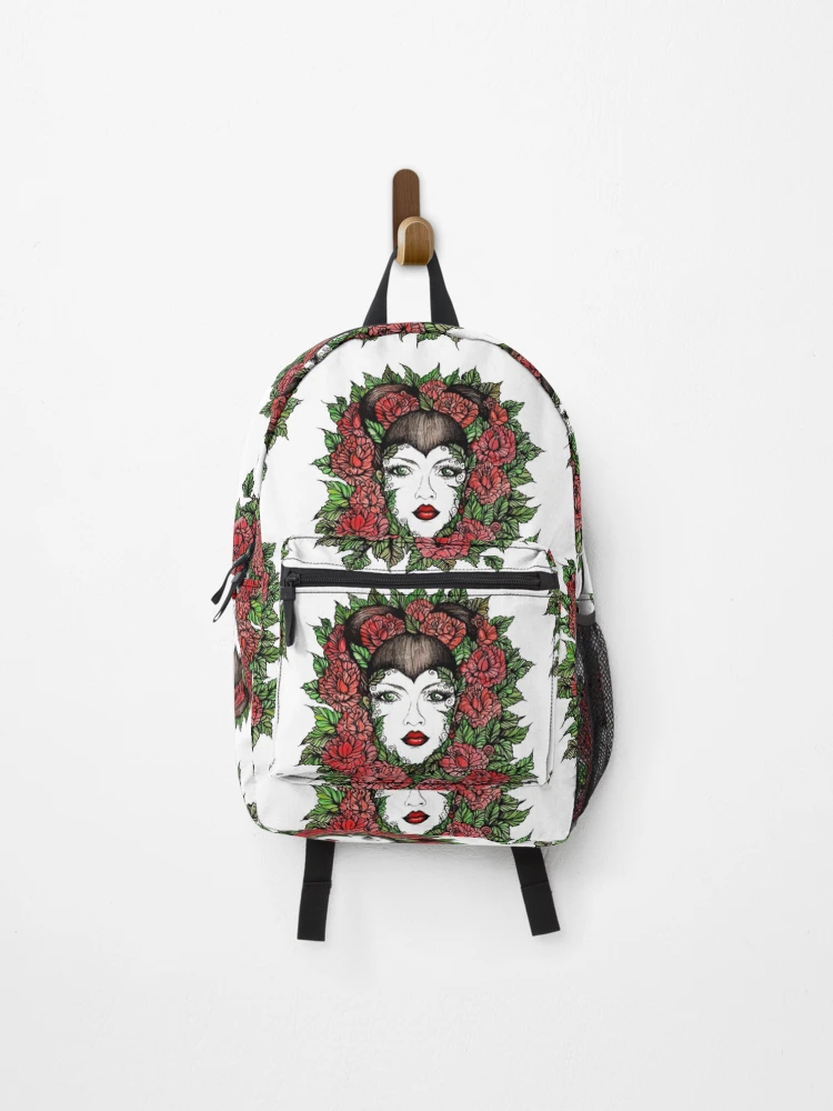Thumbnail 1 of 3, Backpack, All The Roses designed and sold by stickypixie.