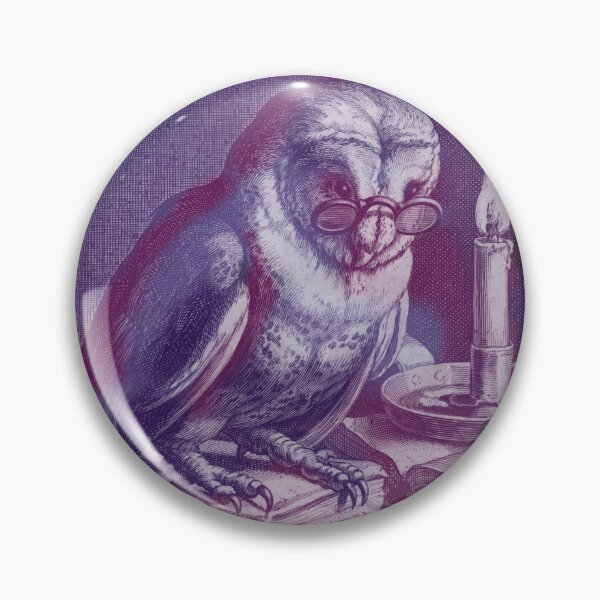 Item preview, Owl with Glasses and Books designed and sold by Sylvia Schippers.