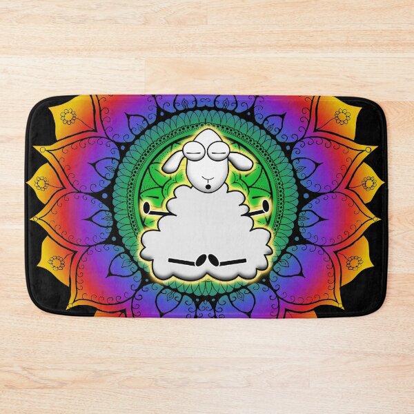 Item preview, Sheep meditation mandala designed and sold by BernhArt.