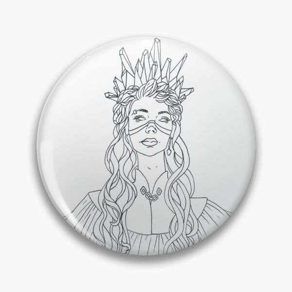 Item preview, The Mystical Woman Lineart designed and sold by AvalonUnmuzzled.