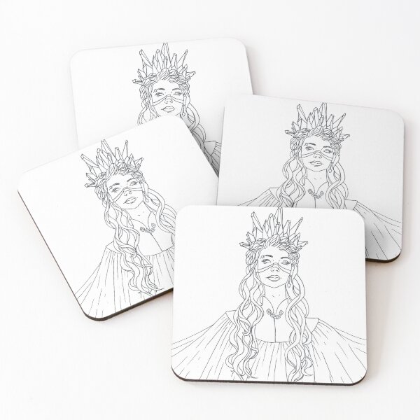 Item preview, The Mystical Woman Lineart designed and sold by AvalonUnmuzzled.