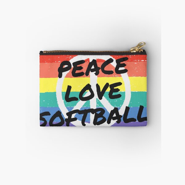 Item preview, Peace. Love.  Softball designed and sold by TheGreenGoat.
