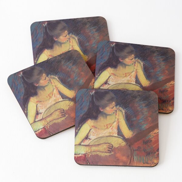 Item preview, Girl with a Banjo, Mary Cassatt, 1894 designed and sold by goodimpressions.