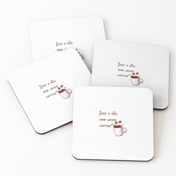 Item preview,  just a girl who loves coffee designed and sold by HeroProd.