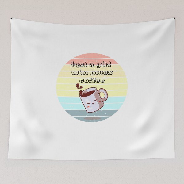 Item preview, just a girl who loves coffee designed and sold by HeroProd.