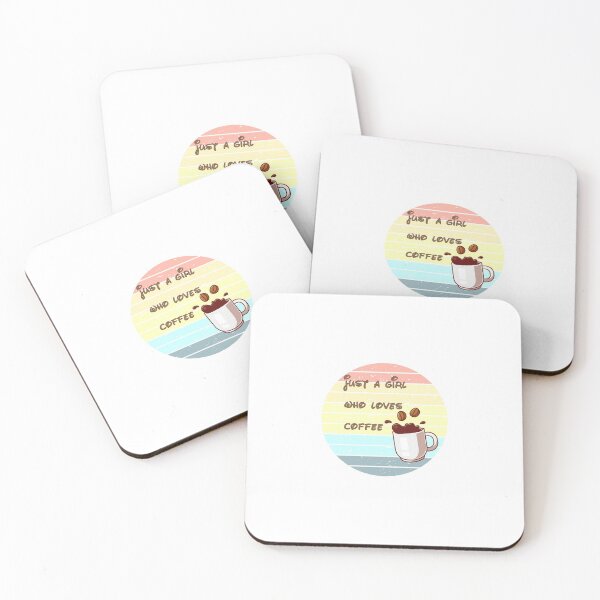 Item preview, just a girl who loves coffee designed and sold by HeroProd.