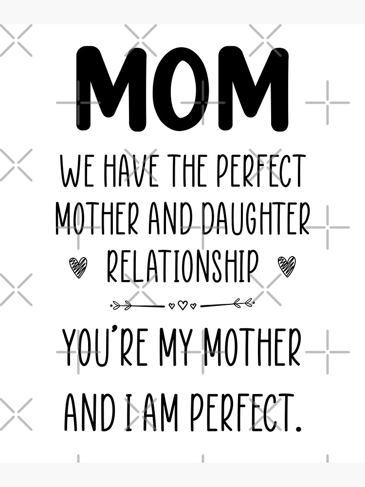 Funny mother gifts from daughter for mothers day Sticker for Sale