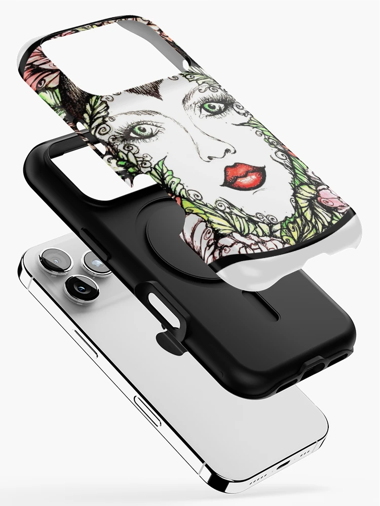 Thumbnail 2 of 4, iPhone Case, Pretty Round Roses designed and sold by stickypixie.