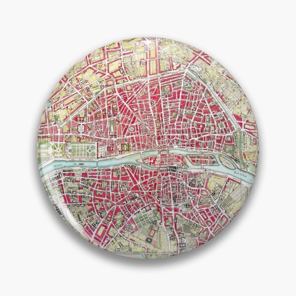 Item preview, Paris Map 1784 designed and sold by Weston  Westmoreland.