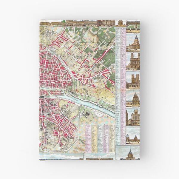 Item preview, Paris Map 1784 designed and sold by Weston  Westmoreland.