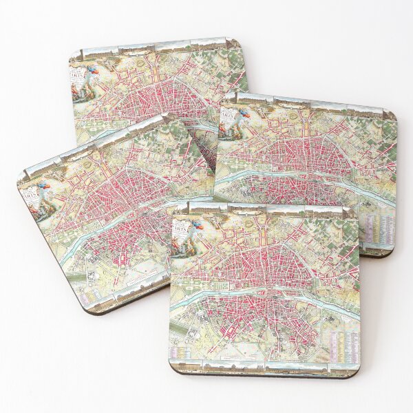 Item preview, Paris Map 1784 designed and sold by Weston  Westmoreland.