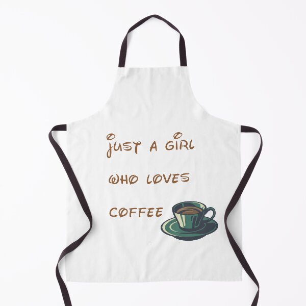 Aperçu de l'œuvre just a girl who loves coffee créée et vendue par HeroProd.