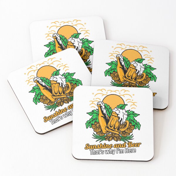 Item preview, Sunshine and Beer that's why I'm here designed and sold by kieljo.