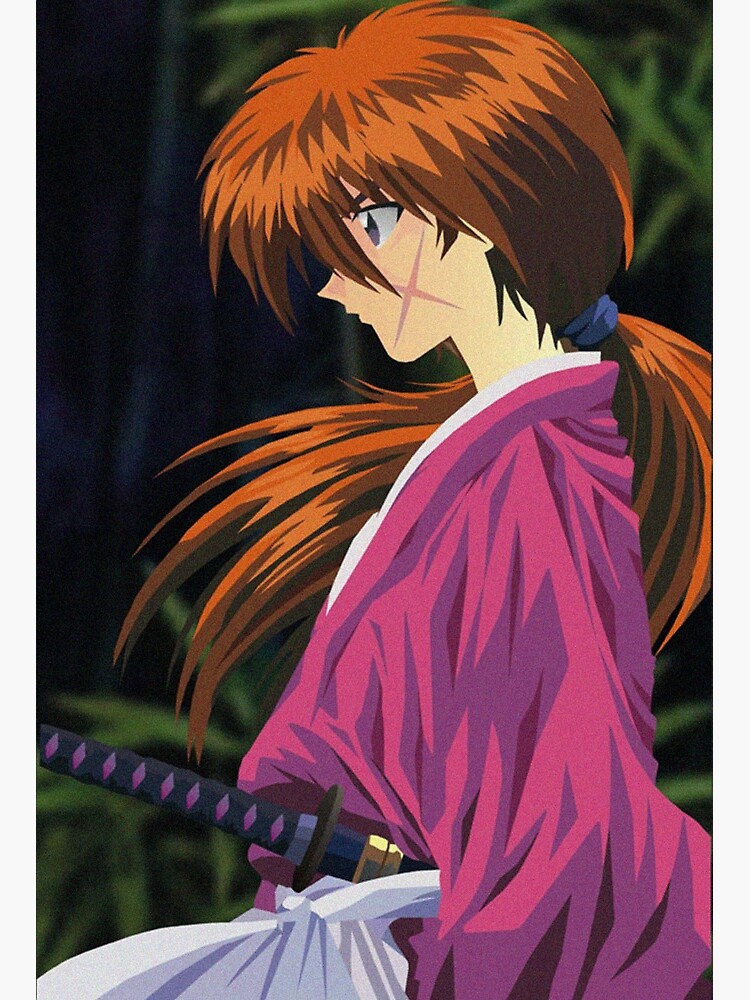 Himura Kenshin Rurouni Kenshin Printing For Wibu | Art Board Print